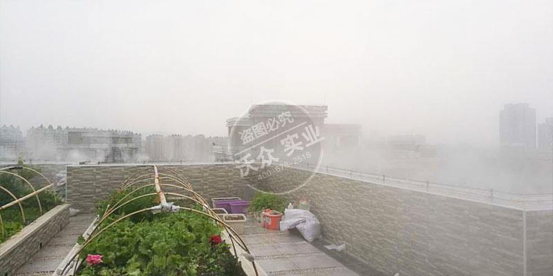 樓頂花園降塵降溫造景