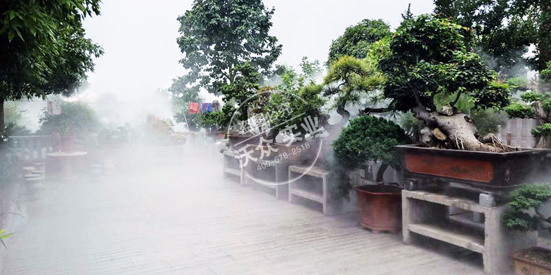 漢中余家大院花園霧森造景